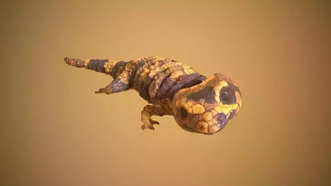 Lizard Low-poly 3D model