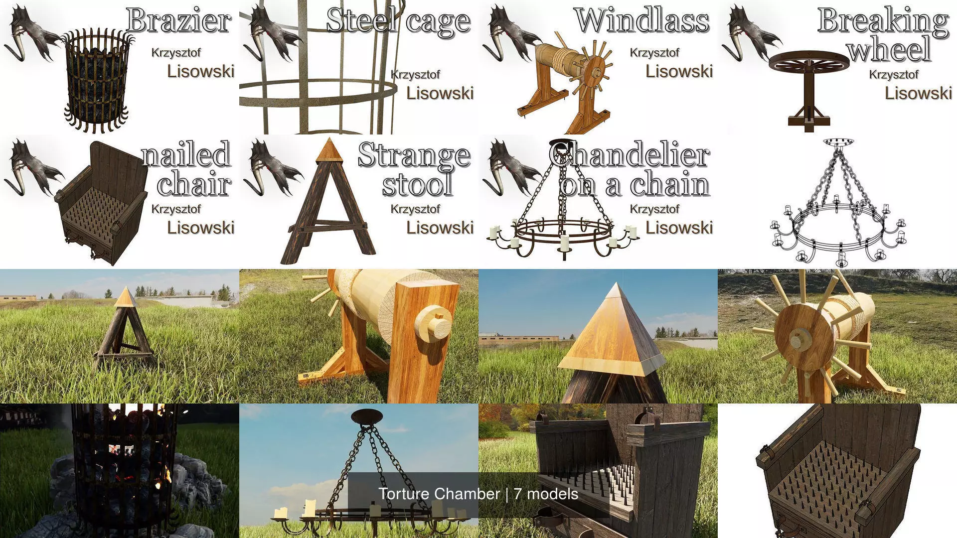 Torture Chamber 3D Model Collection_7