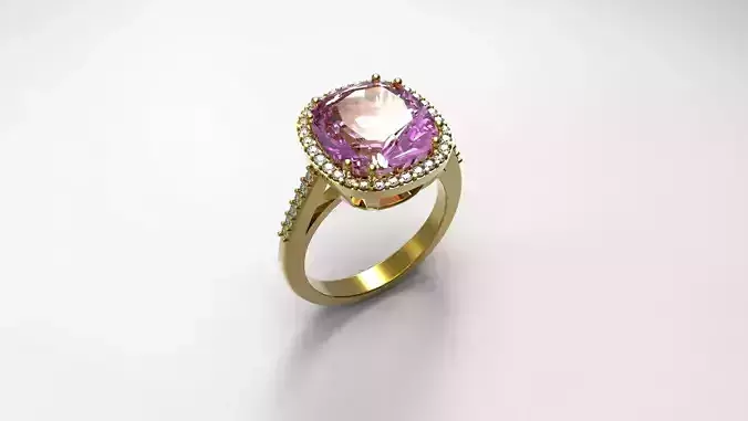 Engagement Ring 3D print model