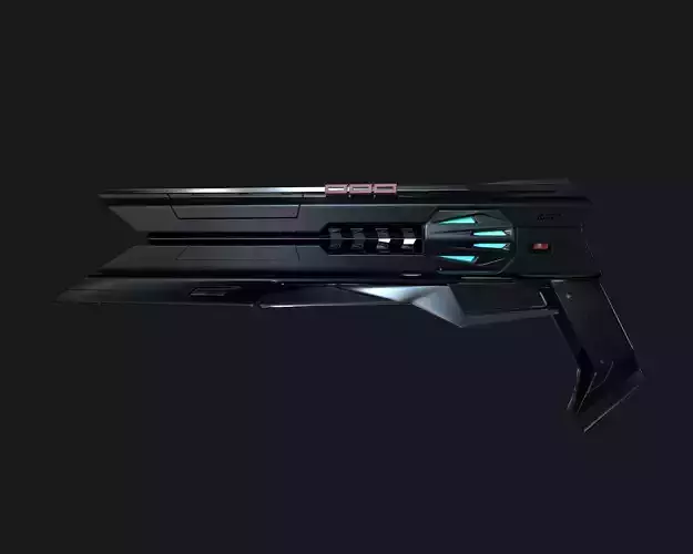 sci fi weapon game ready