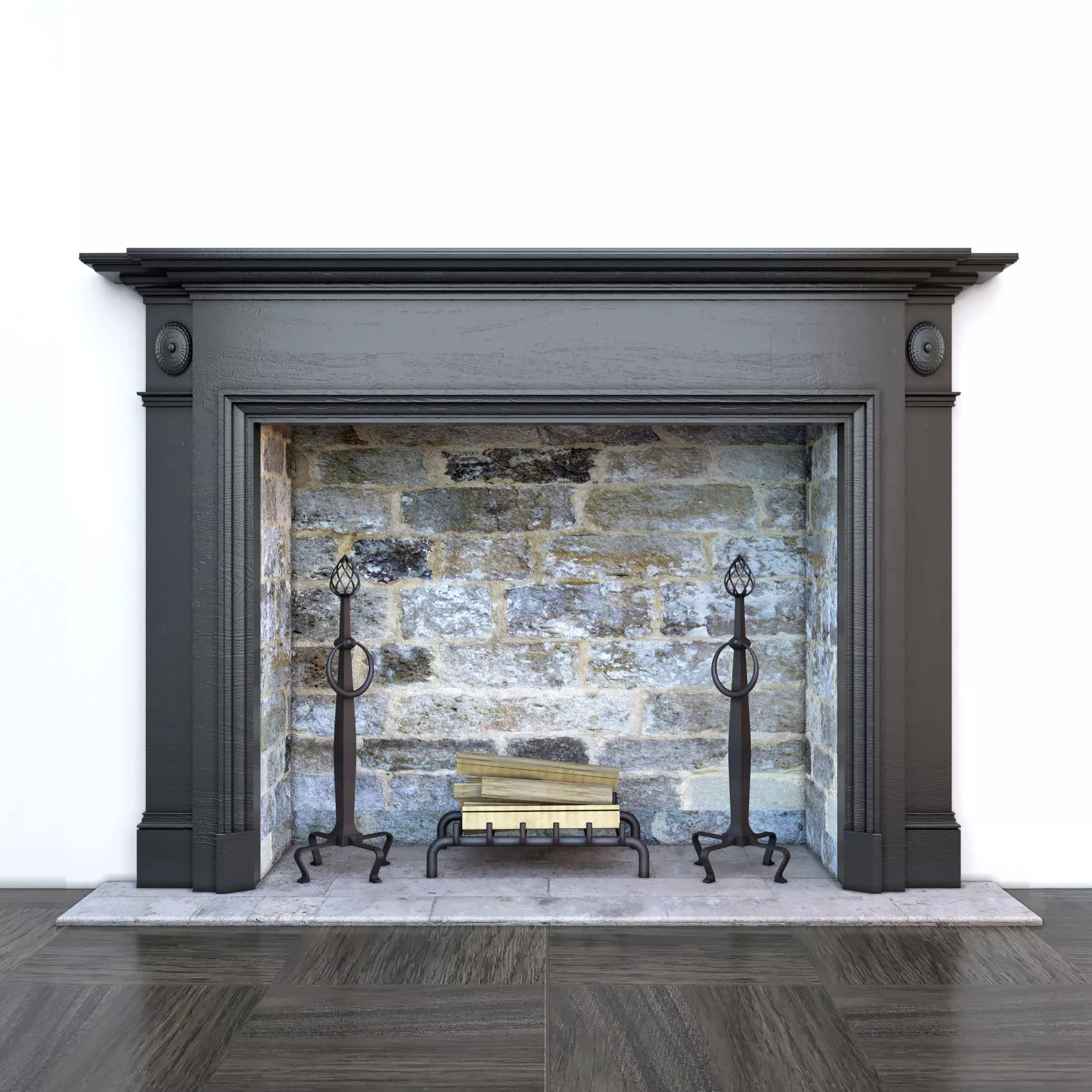 Fireplace 2 3D model_0