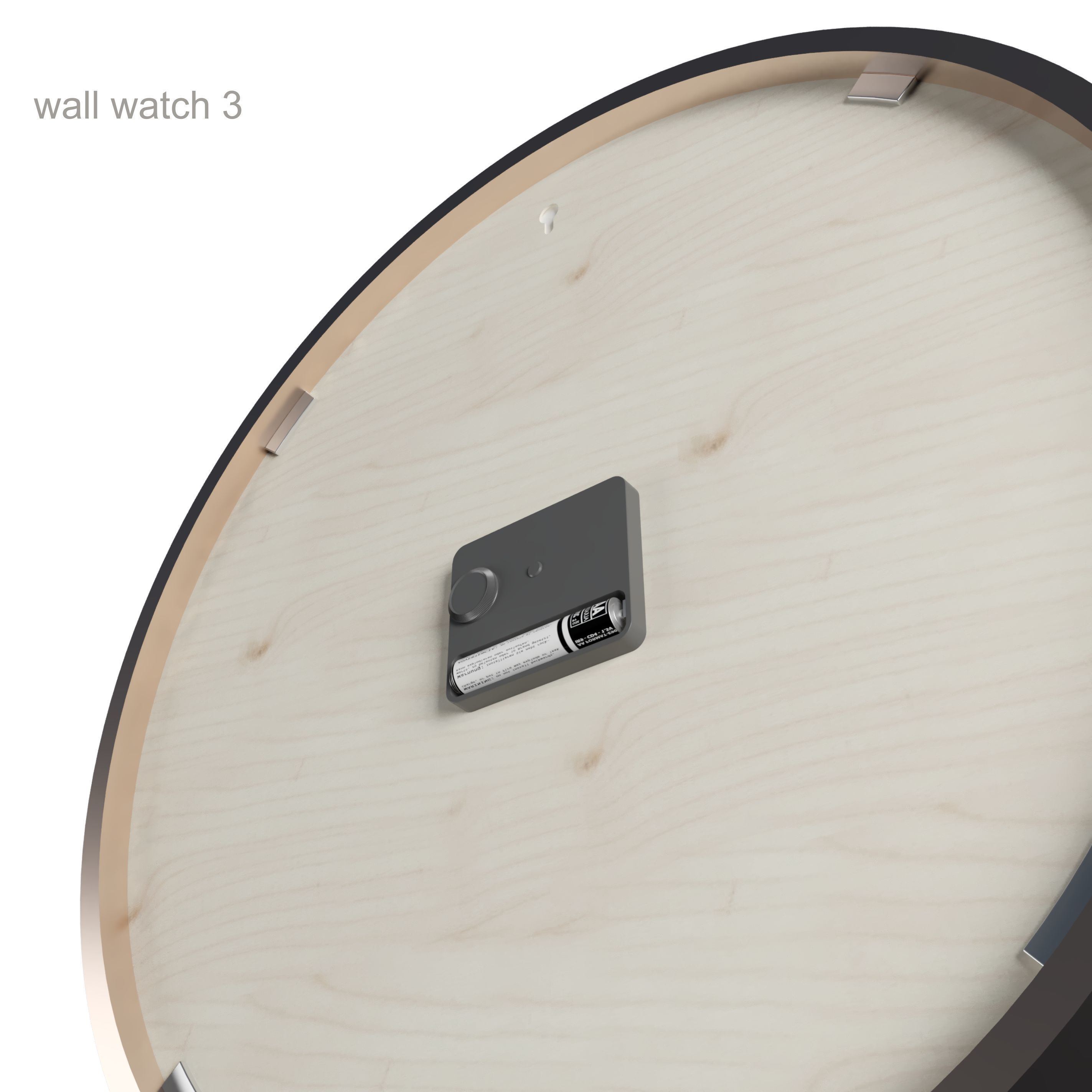 wall watch 3 3D model_2