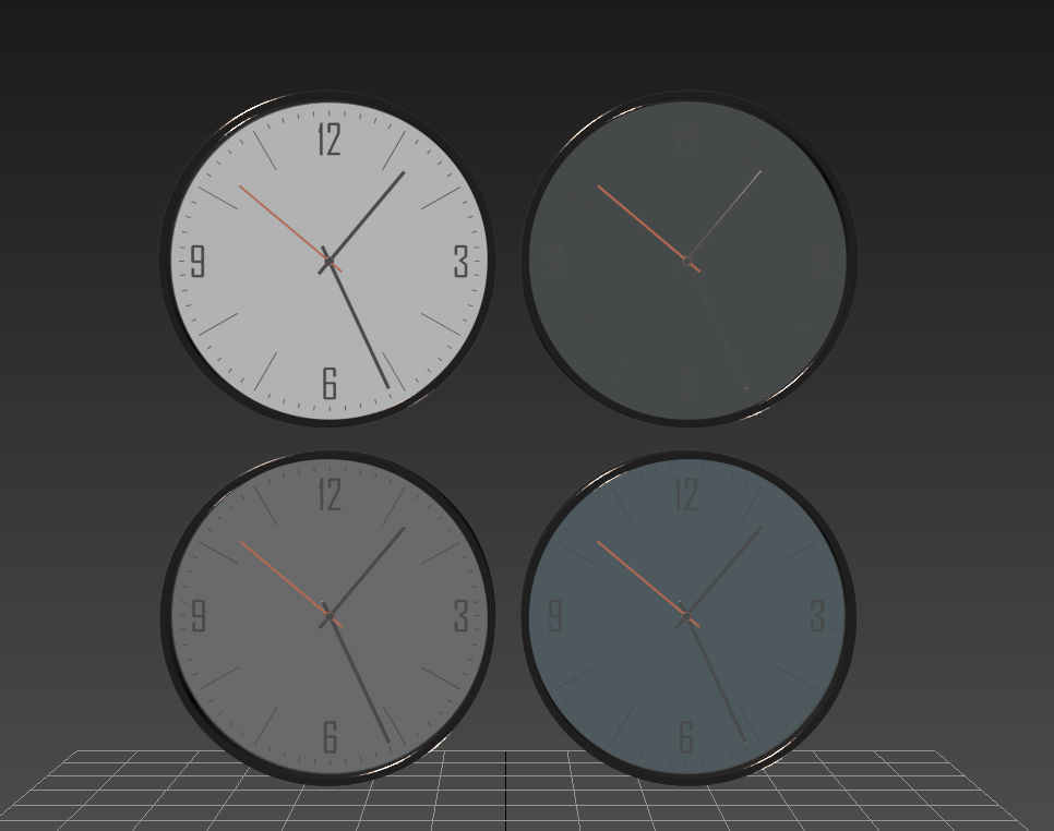 wall watch 3 3D model_4