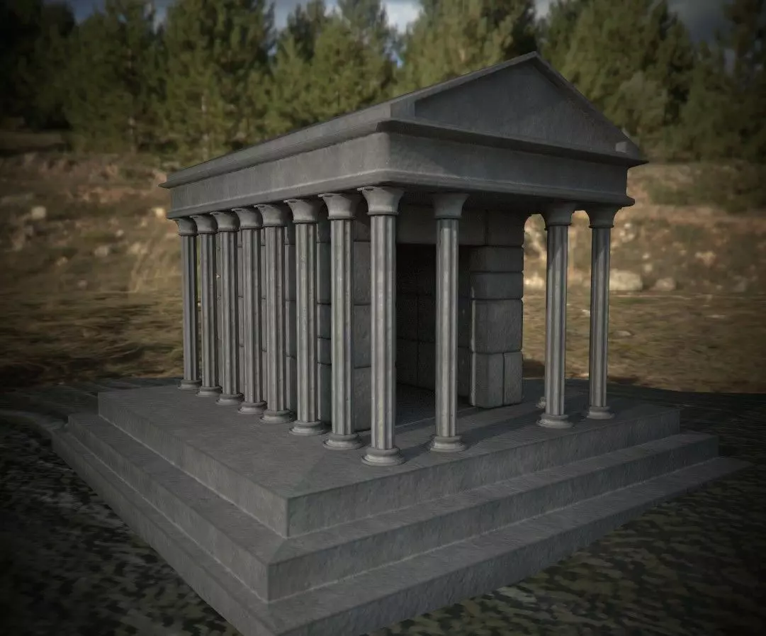 Ancient Greek Temple 3D model | CGTrader