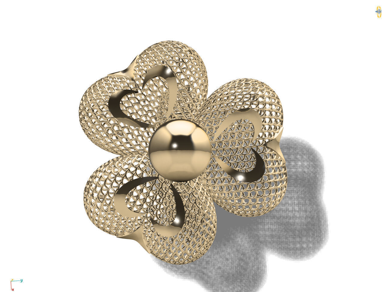Heart Electro-Fusion Fashion Ring 3D print model_7