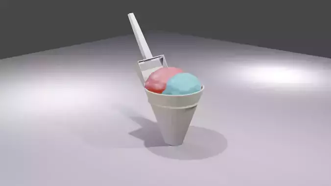 Snow Cone and scoop