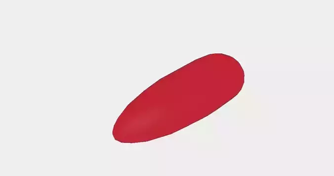 Fire Bullet or Capsule 3D model