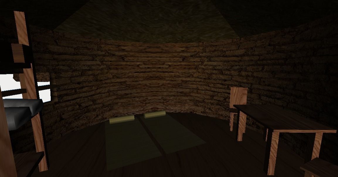 Primitive Rural Village with 13 Individual Shacks 3D model_34