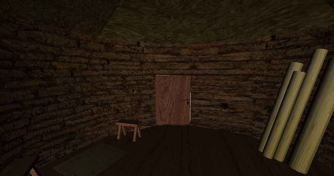 Primitive Rural Village with 13 Individual Shacks 3D model_30