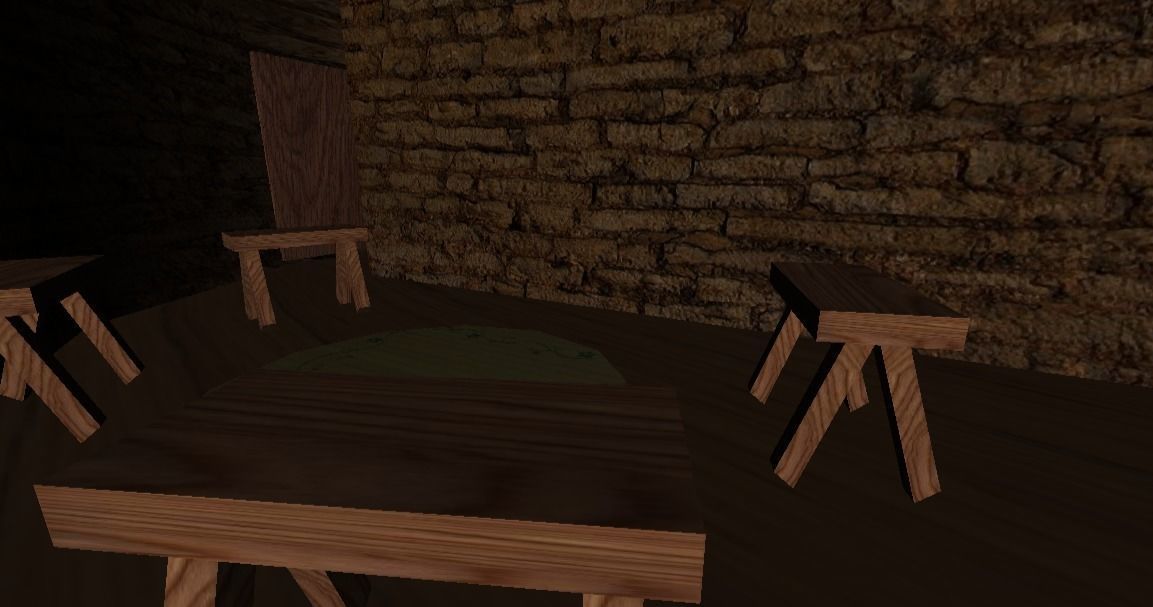 Primitive Rural Village with 13 Individual Shacks 3D model_44