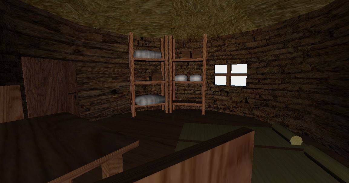 Primitive Rural Village with 13 Individual Shacks 3D model_36