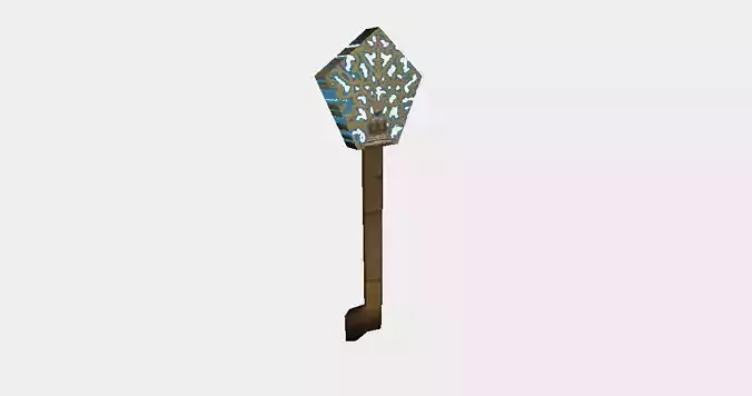 Ancient Key 3D model