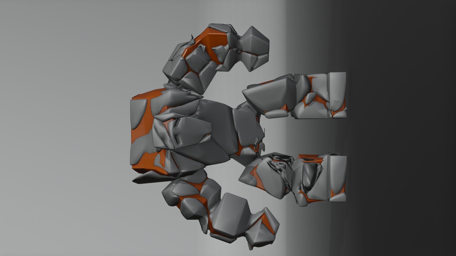 Game monsters collection Low-poly 3D model 3D model_2