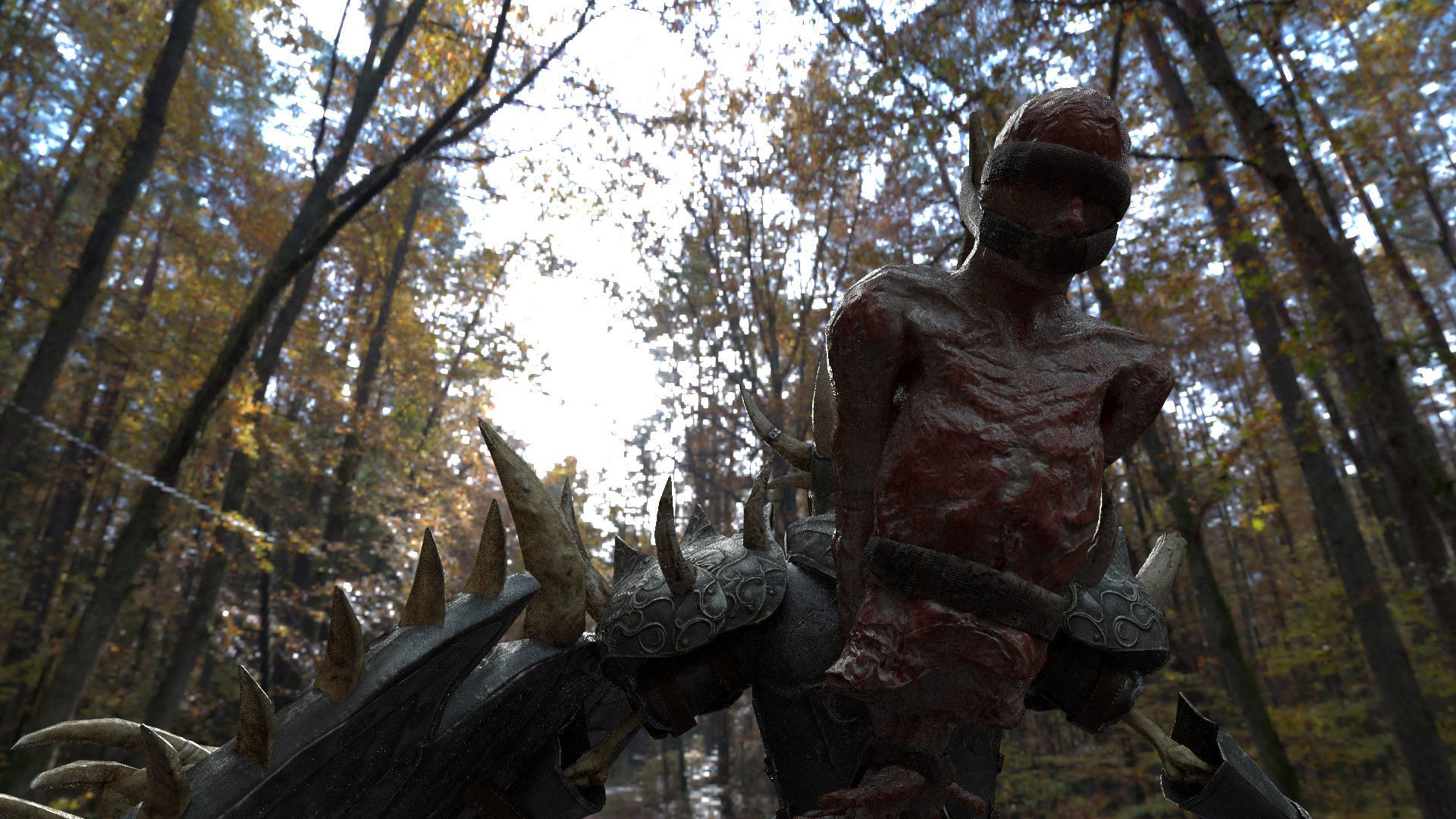 Sekeleton Heavy Warrior  Low-poly 3D model_28