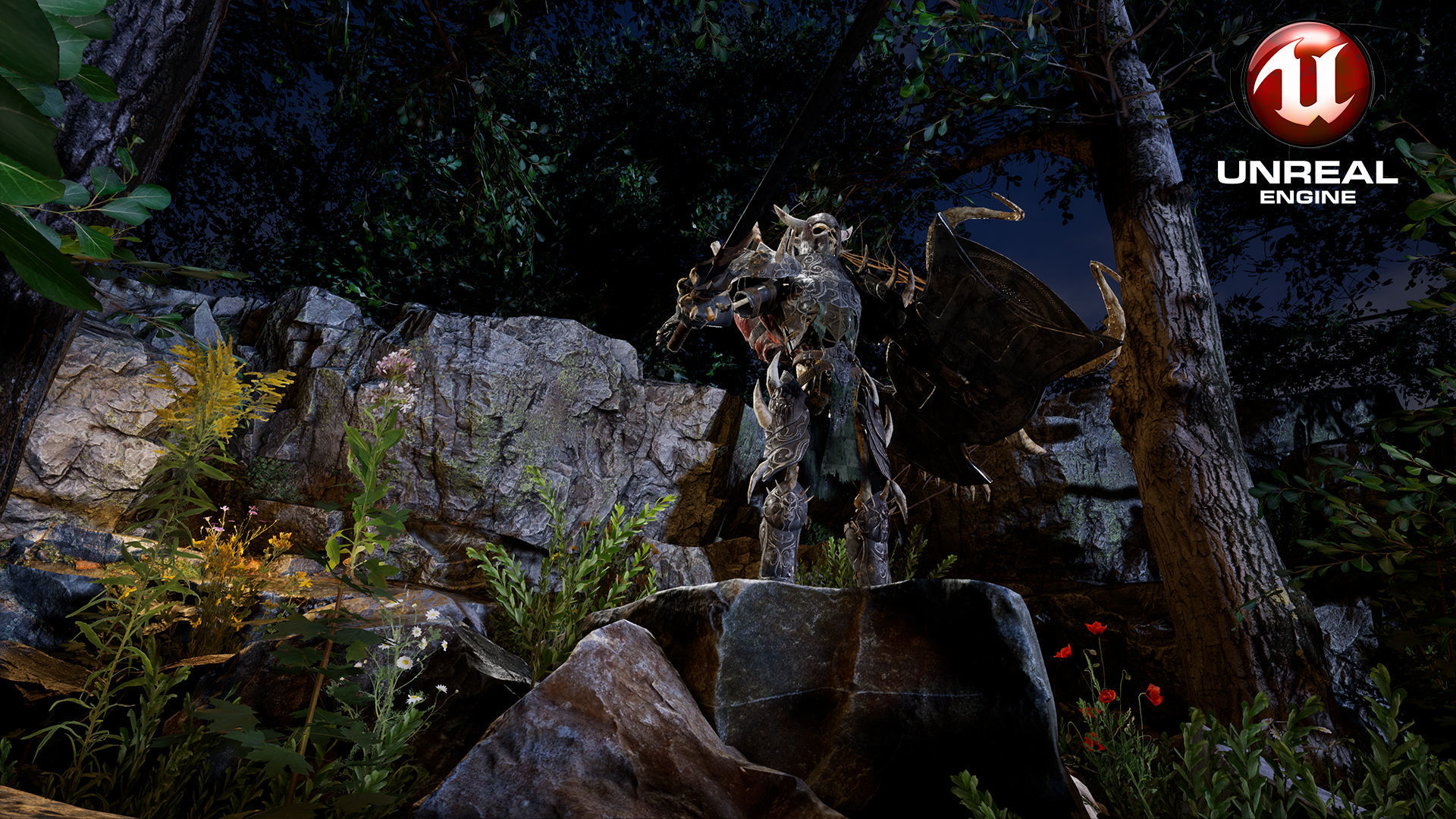 Sekeleton Heavy Warrior  Low-poly 3D model_23