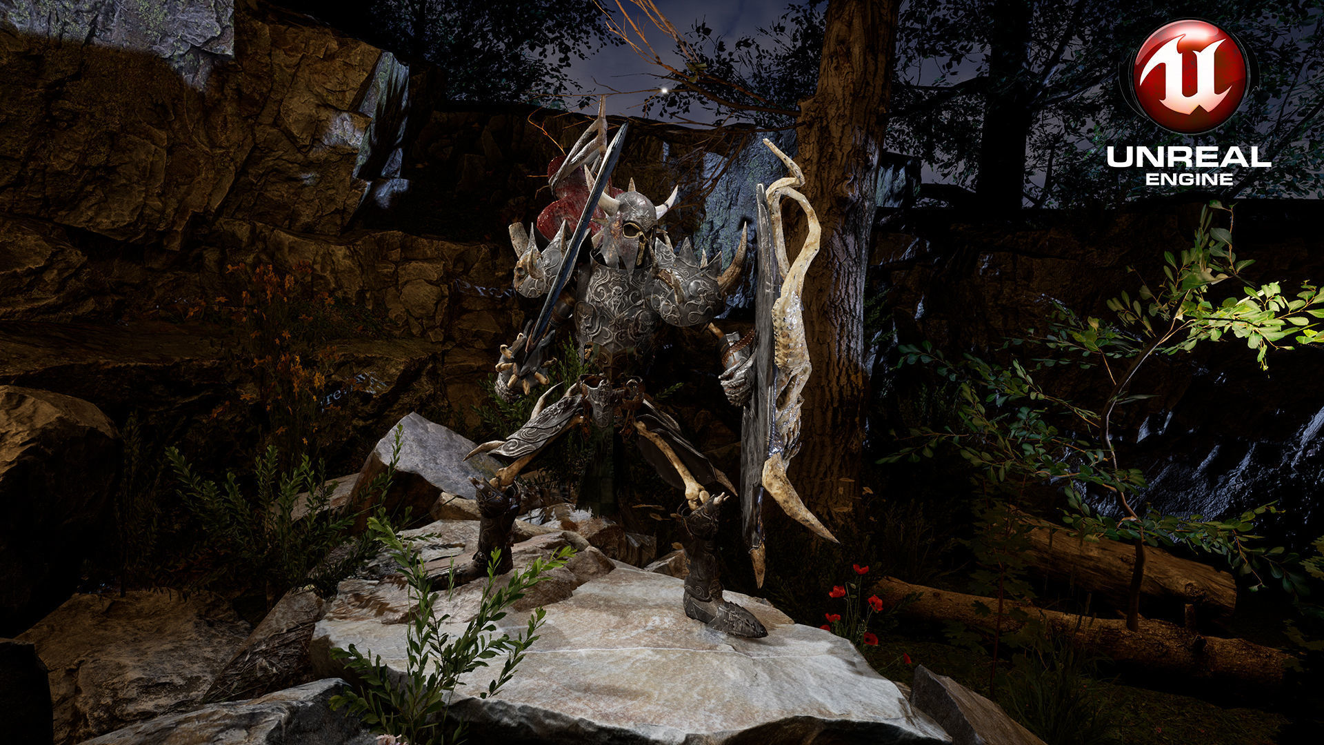 Sekeleton Heavy Warrior  Low-poly 3D model_22