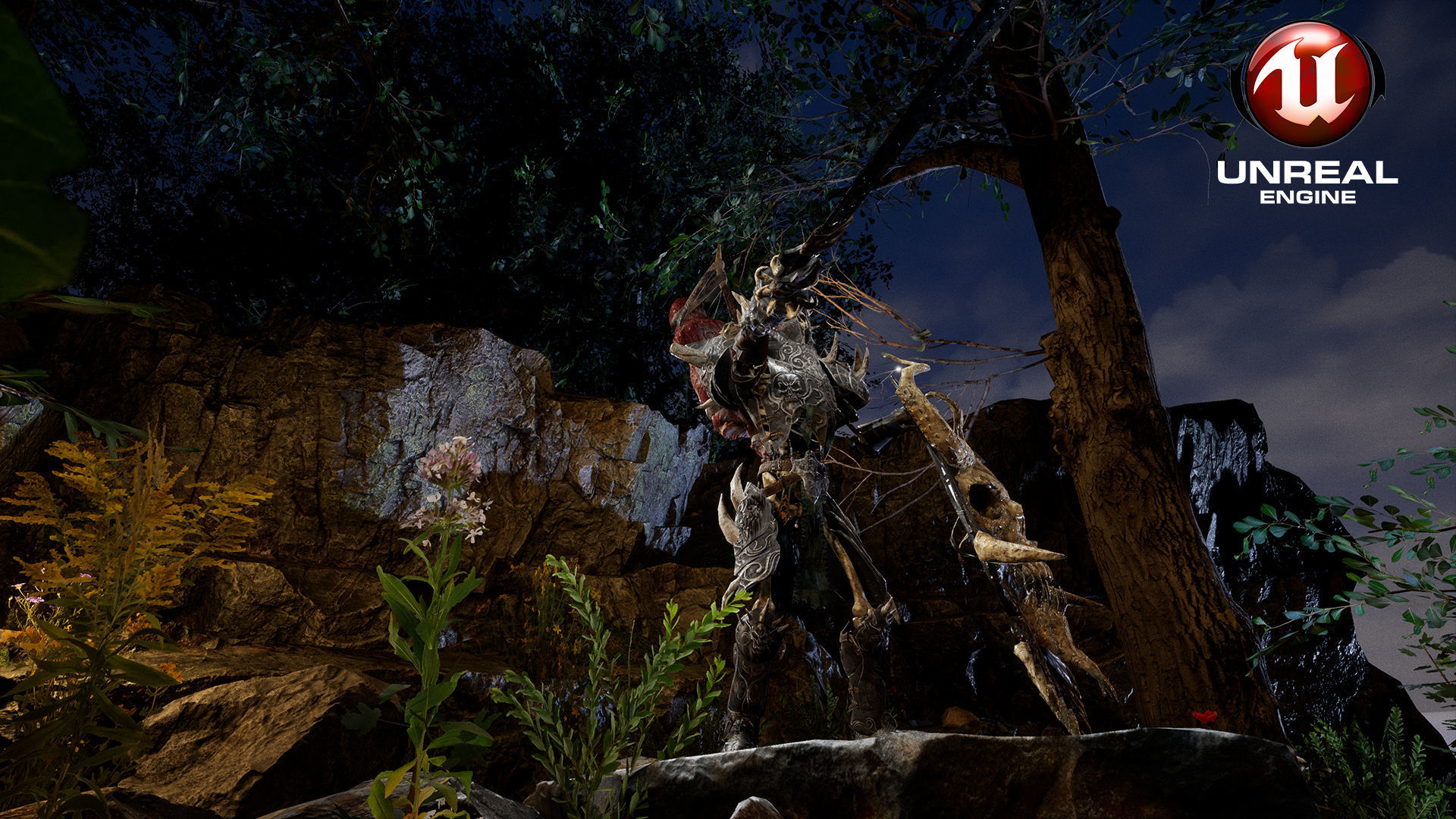 Sekeleton Heavy Warrior  Low-poly 3D model_7