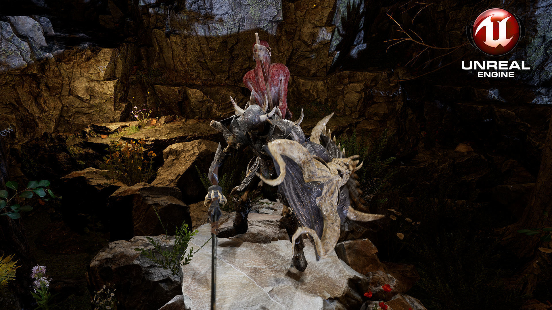 Sekeleton Heavy Warrior  Low-poly 3D model_17