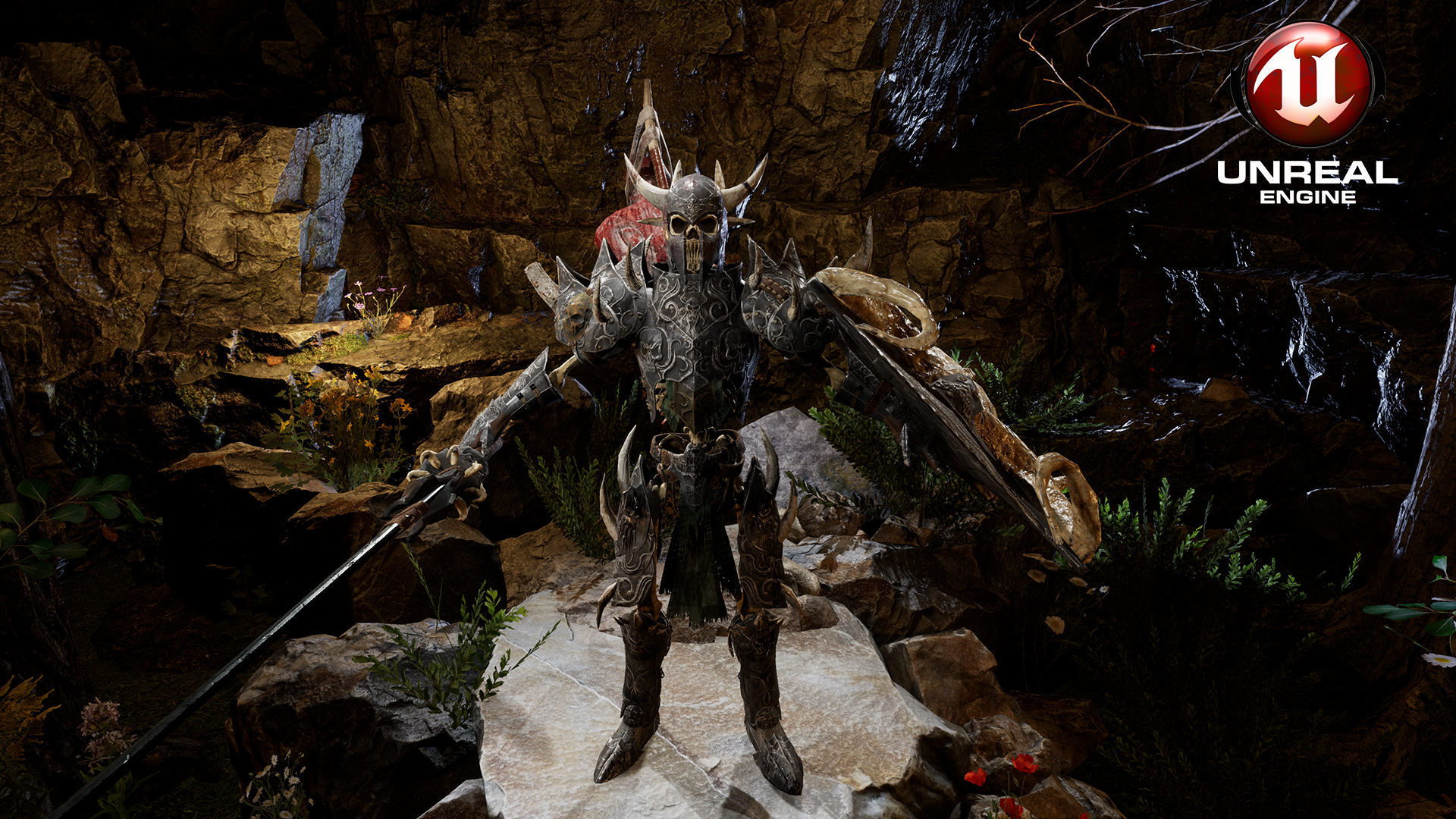 Sekeleton Heavy Warrior  Low-poly 3D model_18