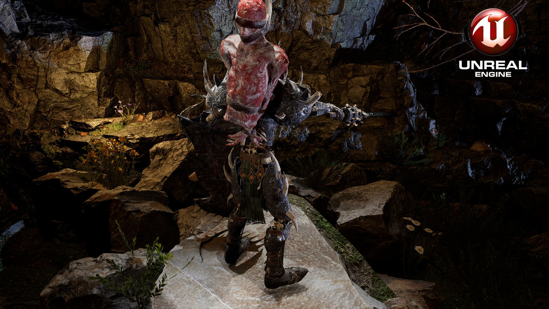 Sekeleton Heavy Warrior  Low-poly 3D model_8