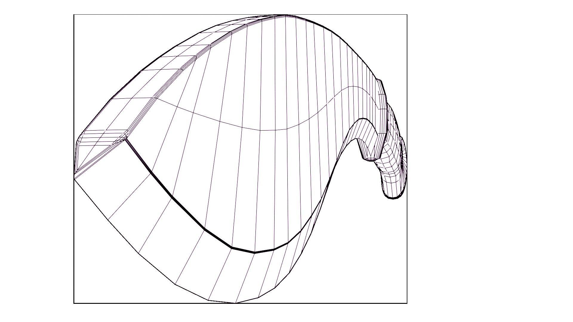 Machete knife Free low-poly 3D model_7