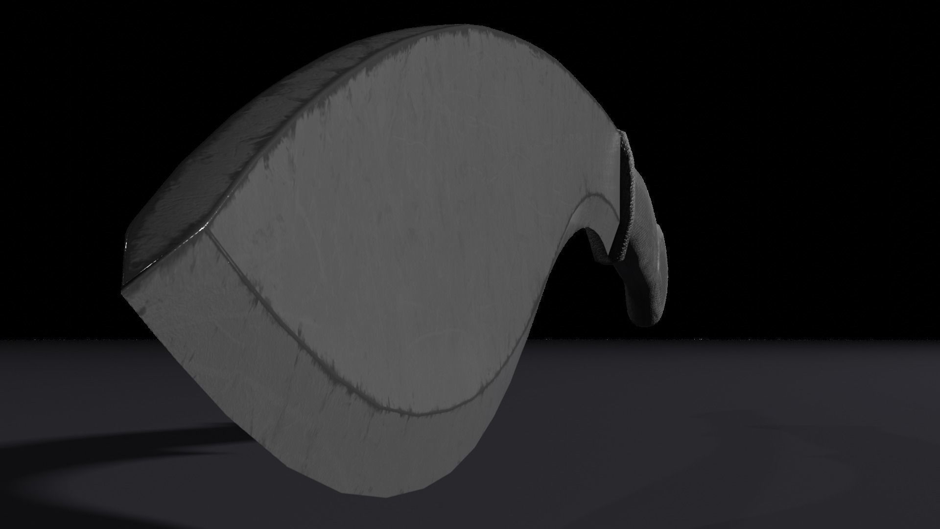 Machete knife Free low-poly 3D model_6