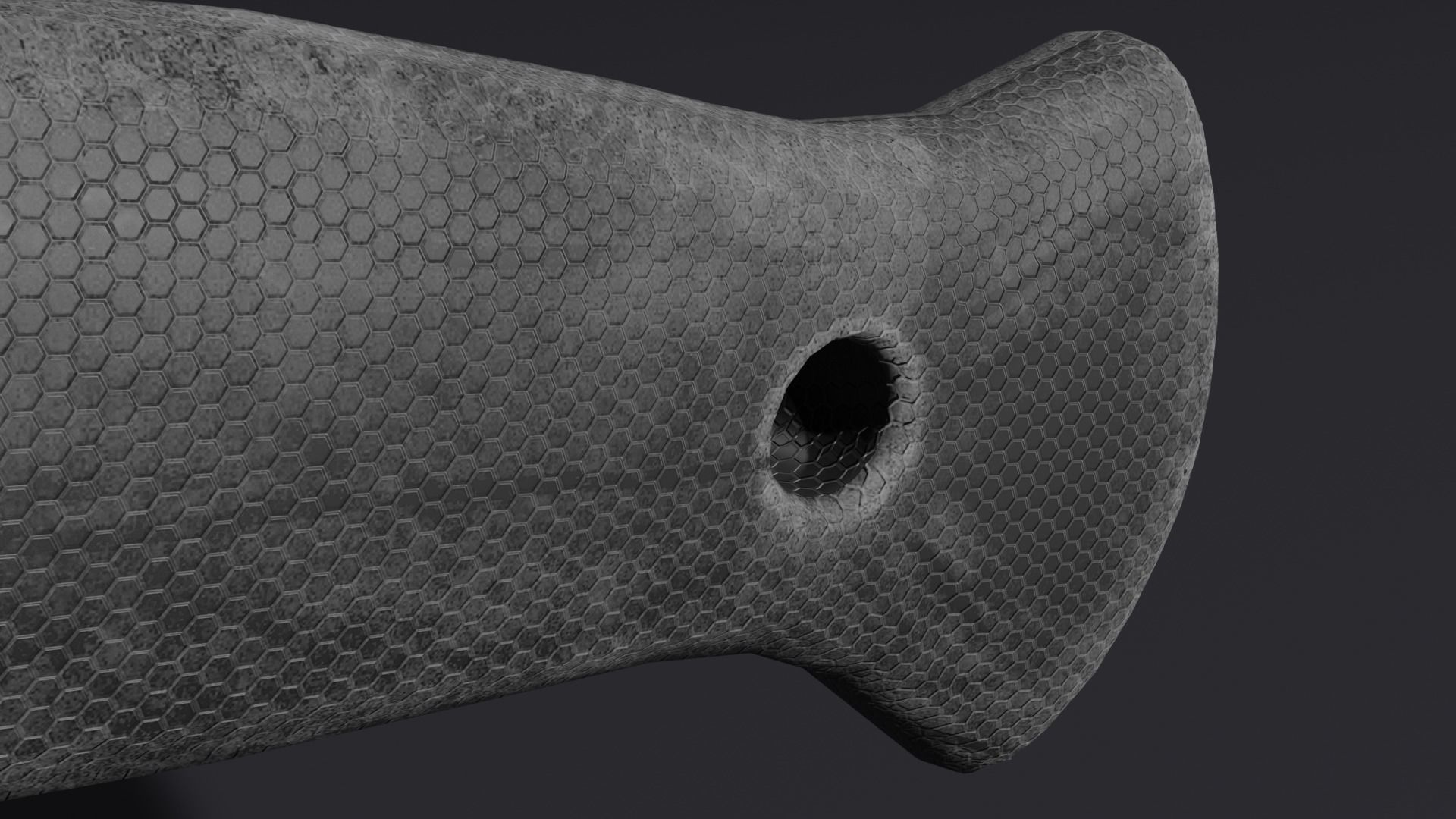 Machete knife Free low-poly 3D model_4