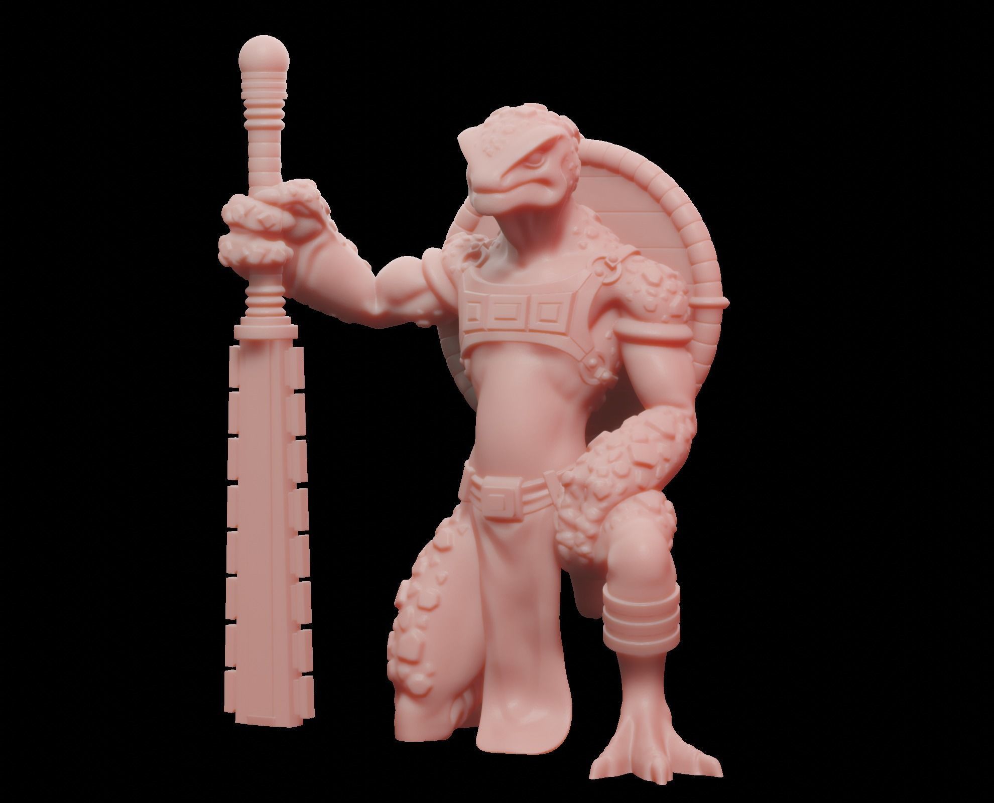 Lizardmen Guardians 3D print model_1