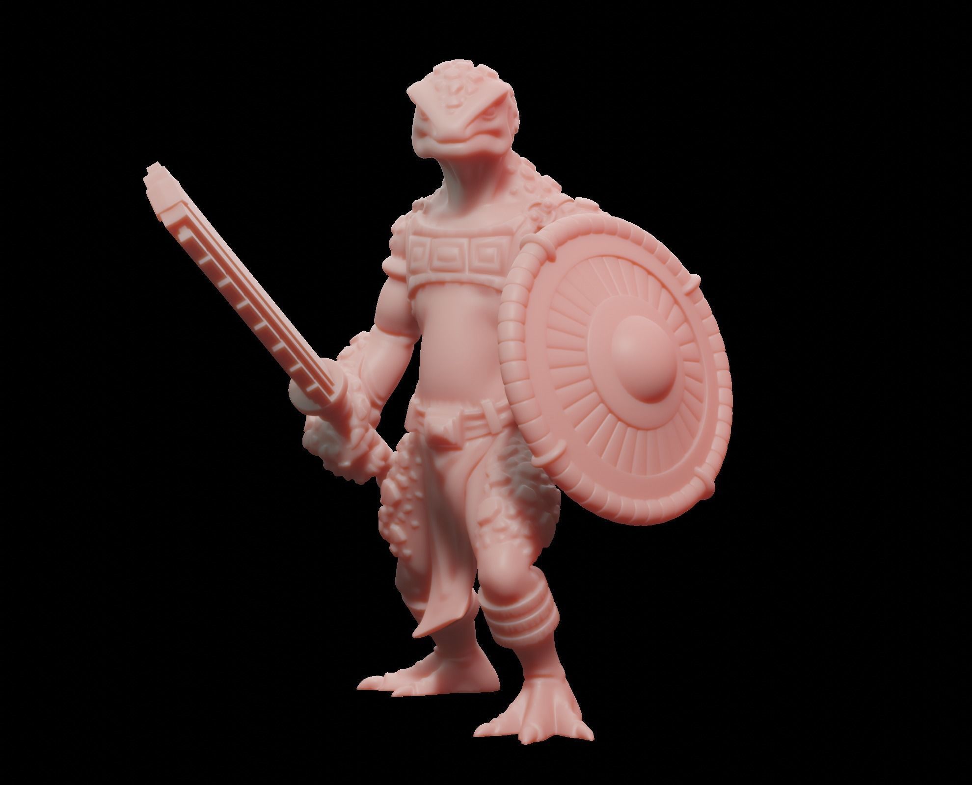 Lizardmen Guardians 3D print model_2