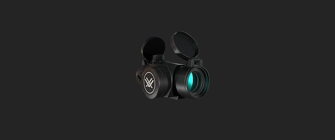 SPARC II RED DOT AIM Game Ready Low-poly 3D model