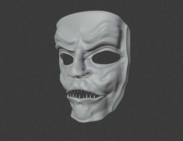 Halloween mask 3D model_11