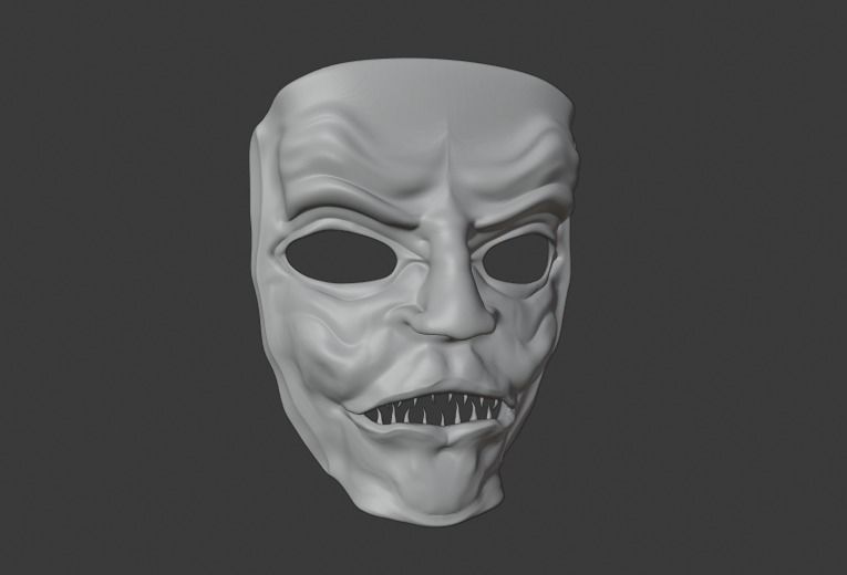 Halloween mask 3D model_7