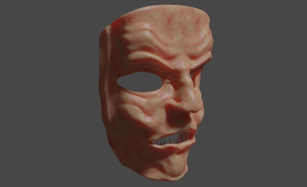Halloween mask 3D model_12