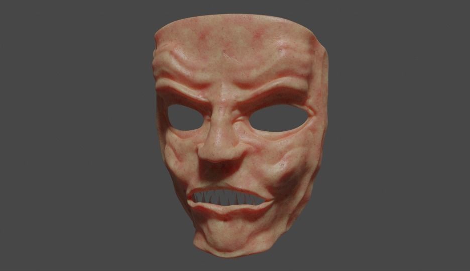 Halloween mask 3D model_1