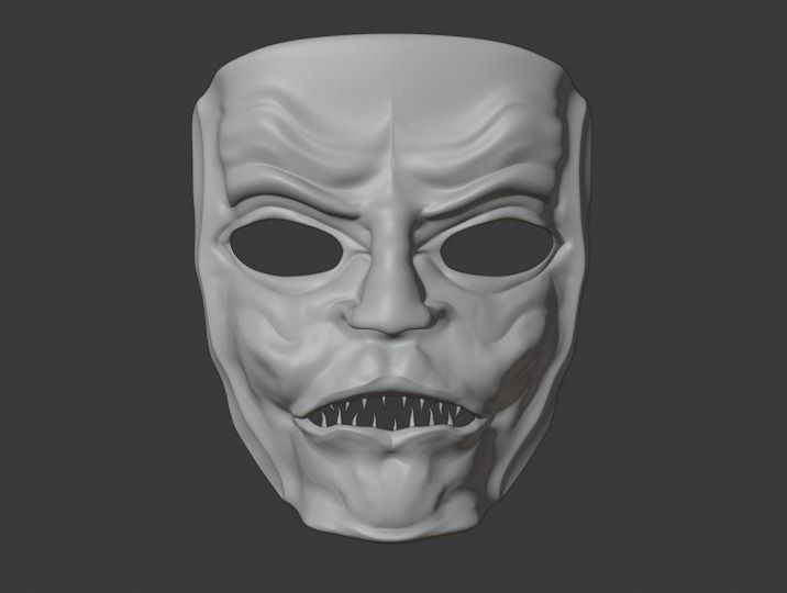 Halloween mask 3D model_6