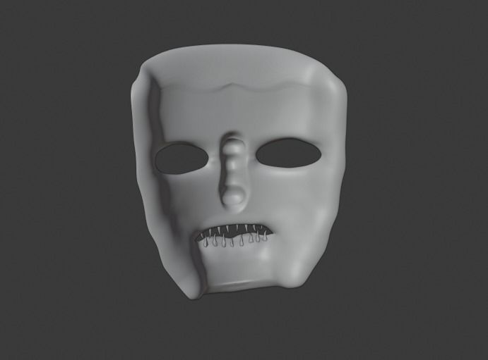 Halloween mask 3D model_9