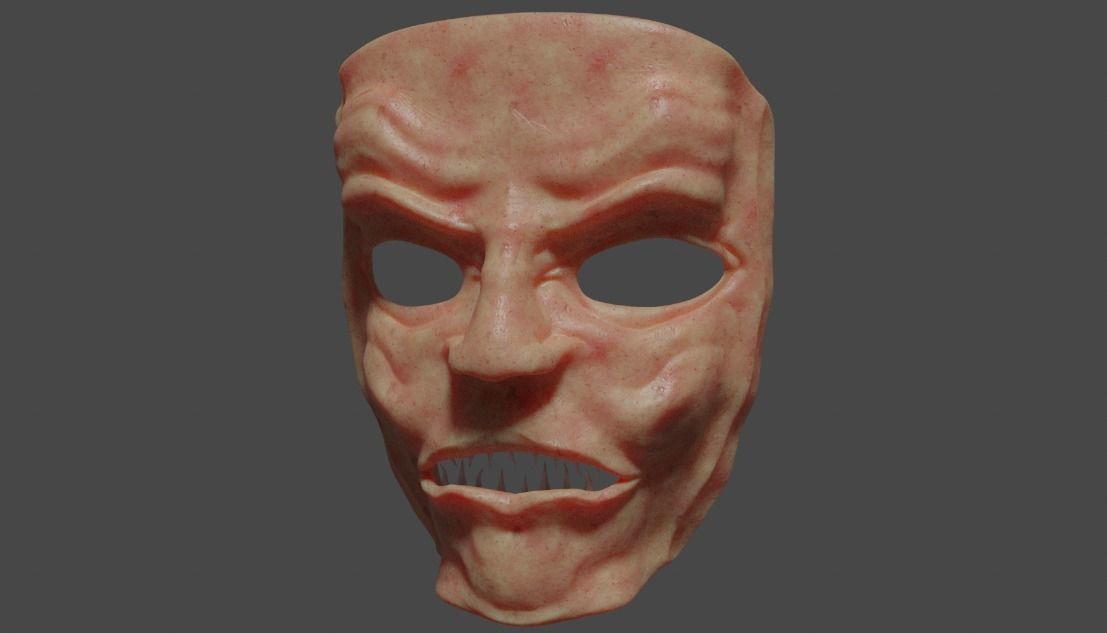 Halloween mask 3D model_3