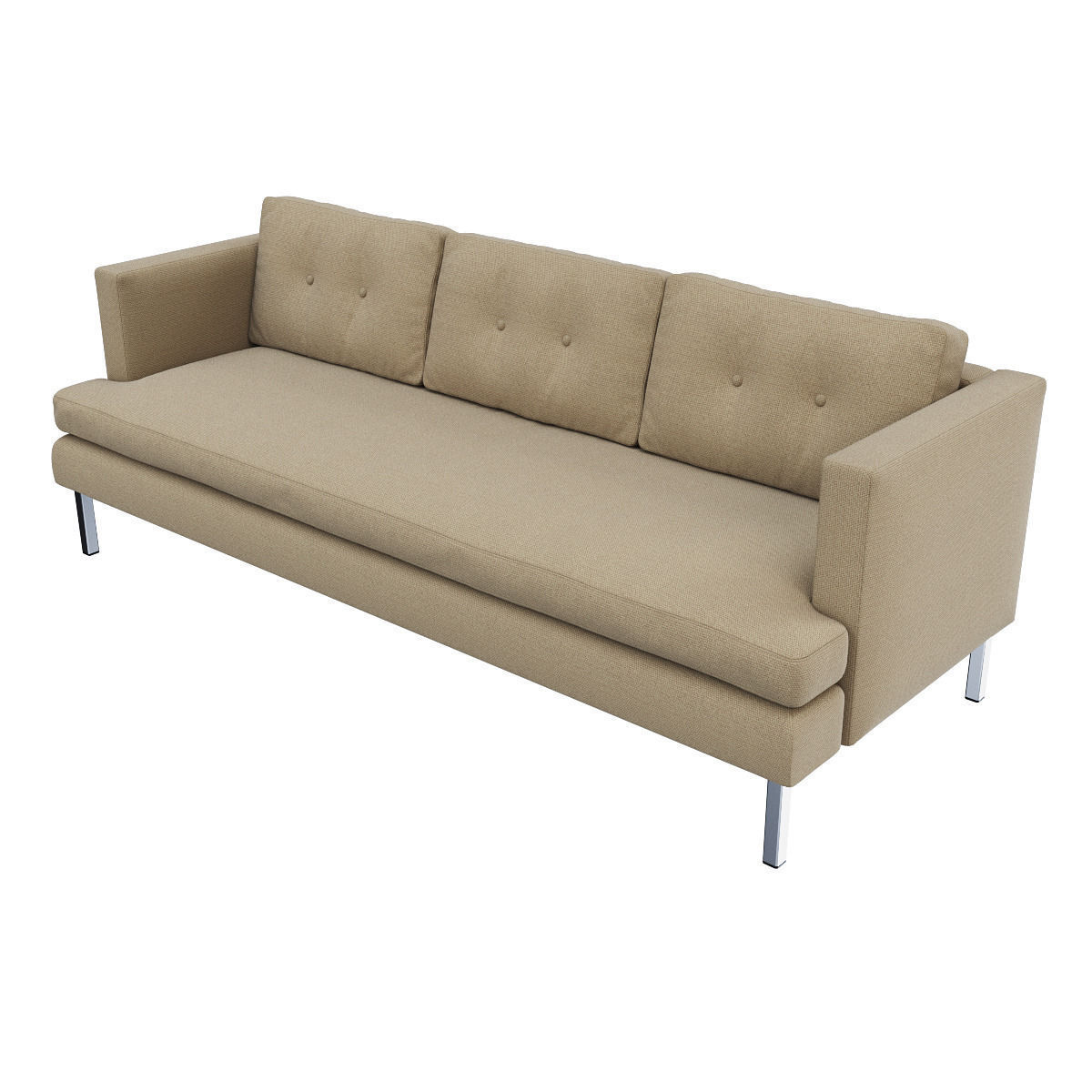 West Elm Jackson Sofa 3D model_2