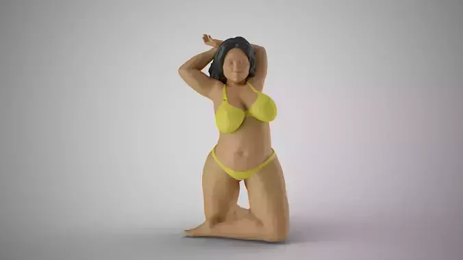 Woman Starting New Day 3D print model