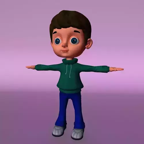Boy3D cartoon boy