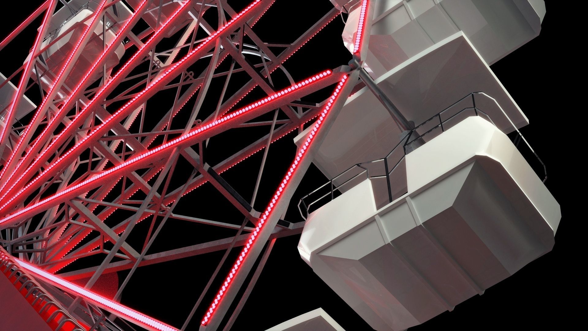 FERRIS WHEEL 3D MAX 3D model_13