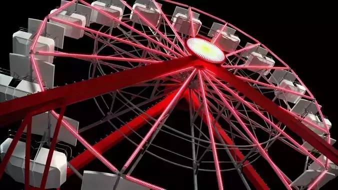 FERRIS WHEEL 3D MAX 3D model