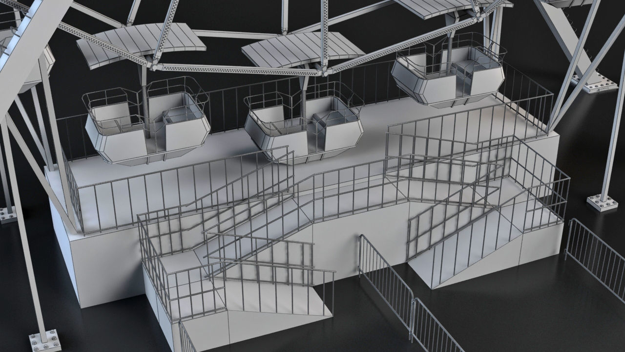 FERRIS WHEEL 3D MAX 3D model_9