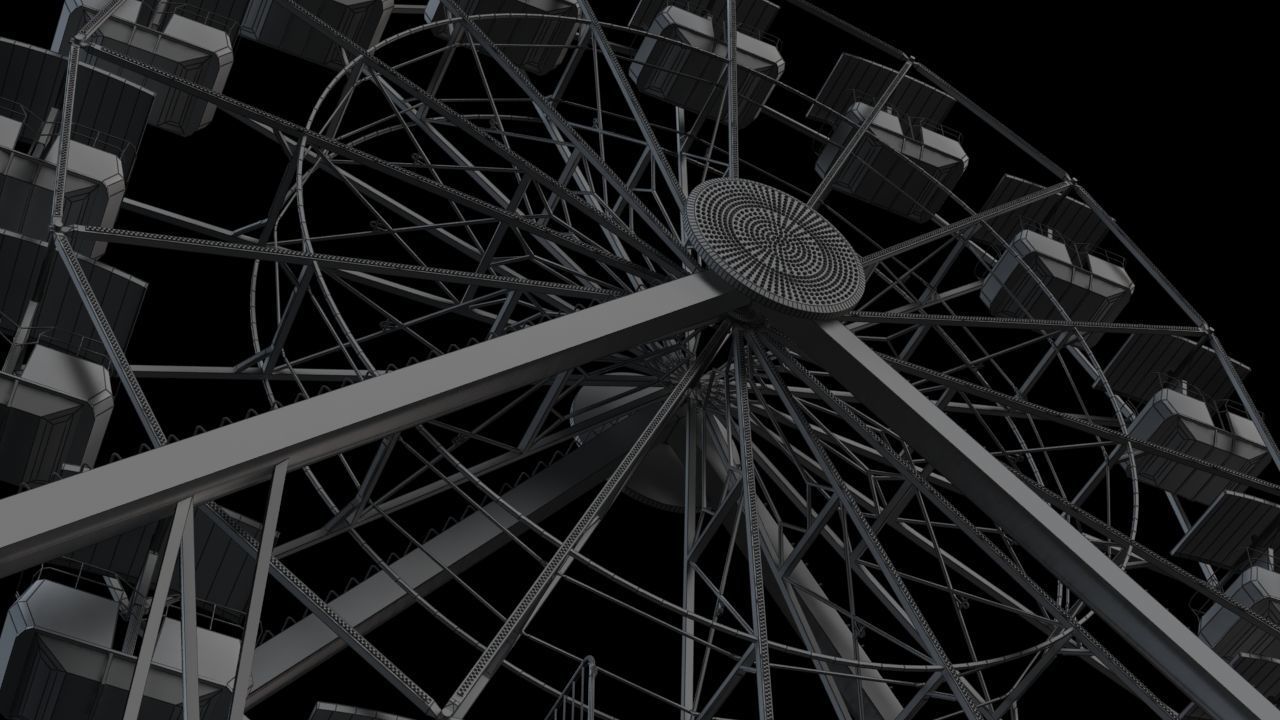 FERRIS WHEEL 3D MAX 3D model_3
