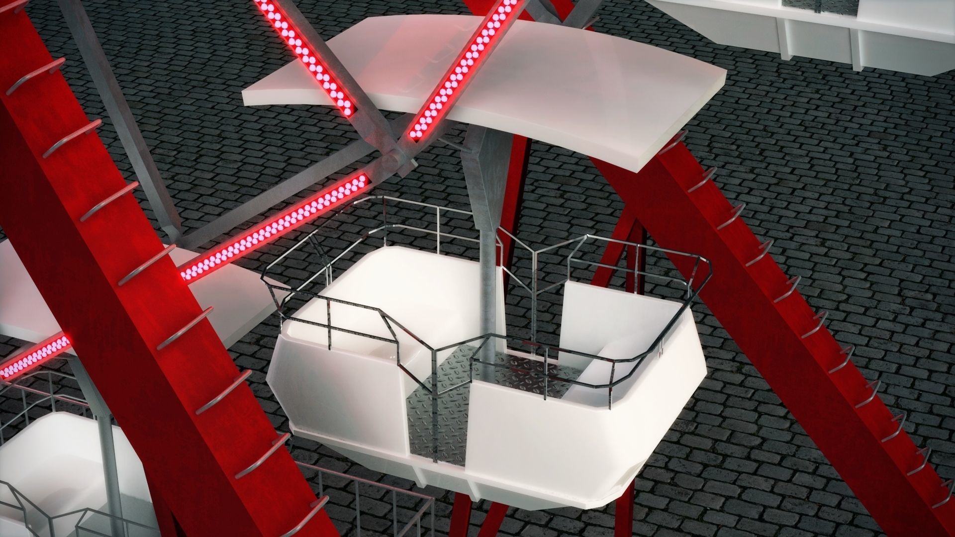 FERRIS WHEEL 3D MAX 3D model_10