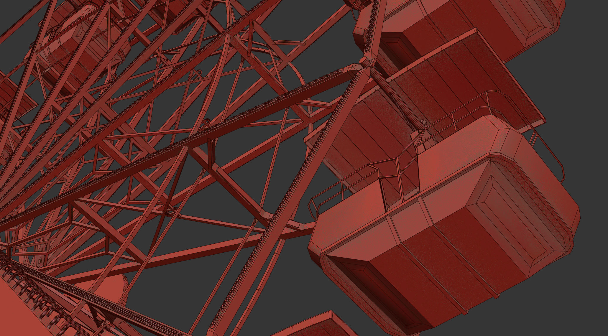 FERRIS WHEEL 3D MAX 3D model_14