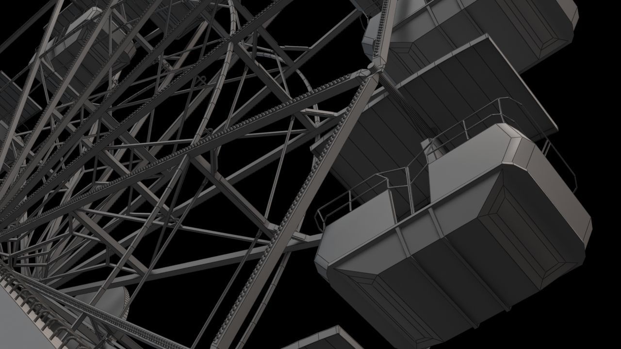 FERRIS WHEEL 3D MAX 3D model_15