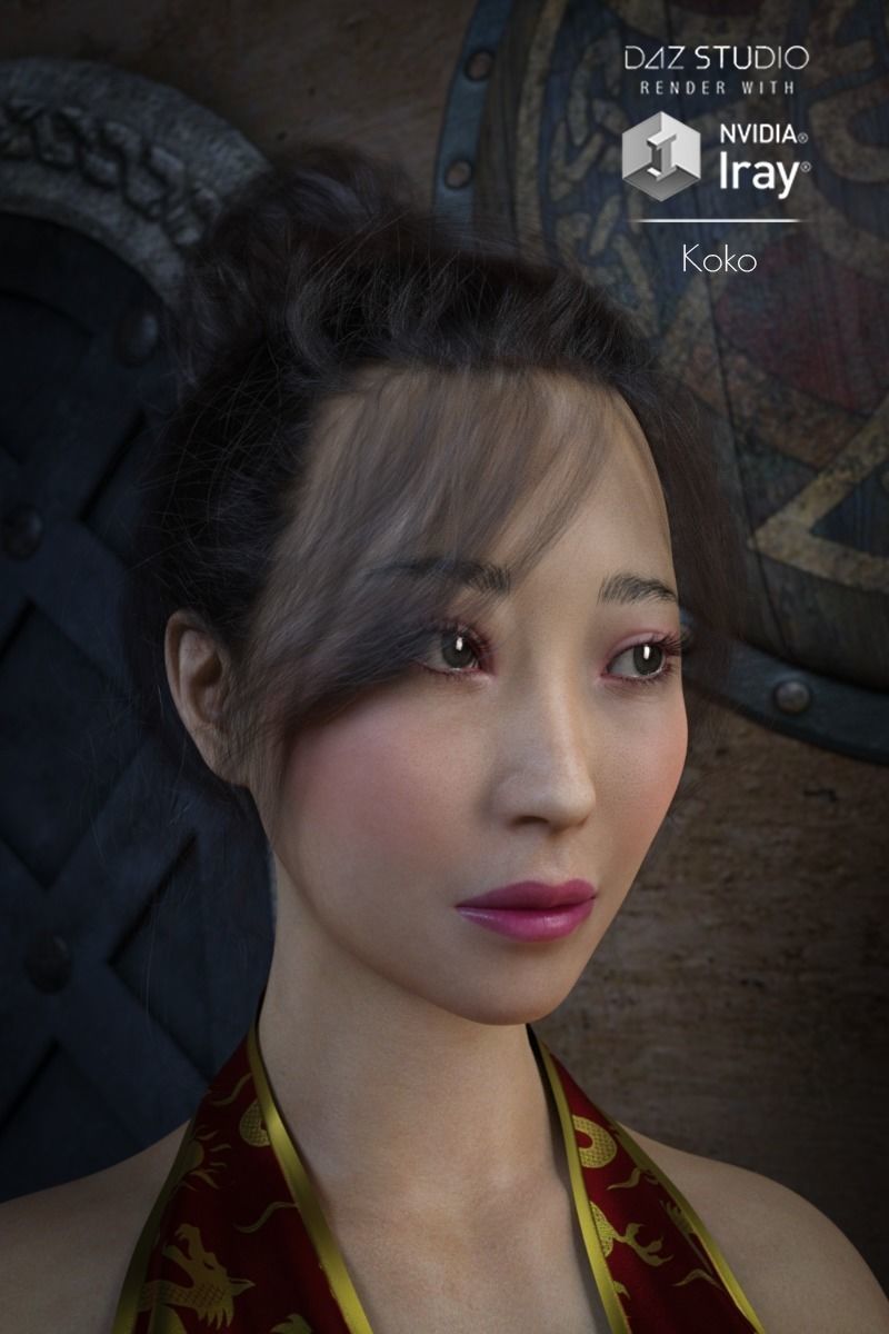 Koko - Asian Female 3D model_8