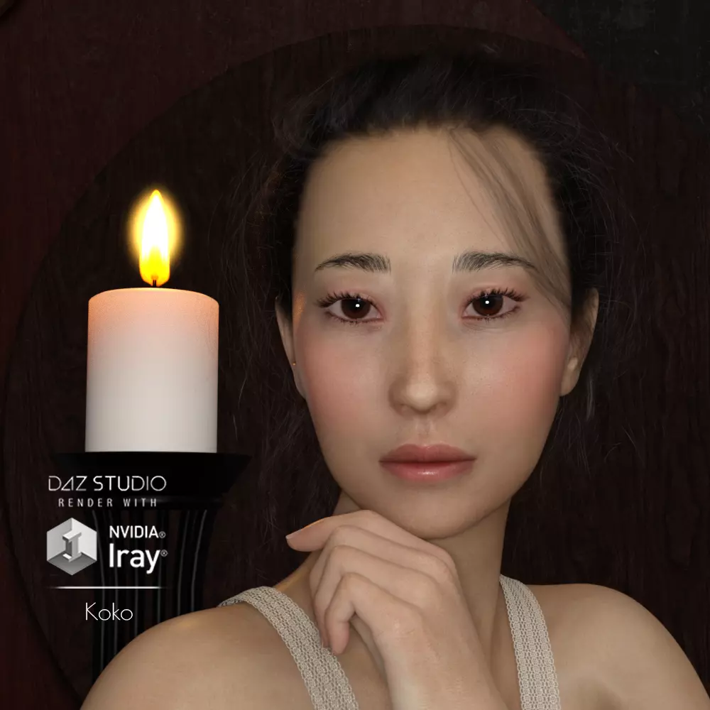 Koko - Asian Female 3D model_0