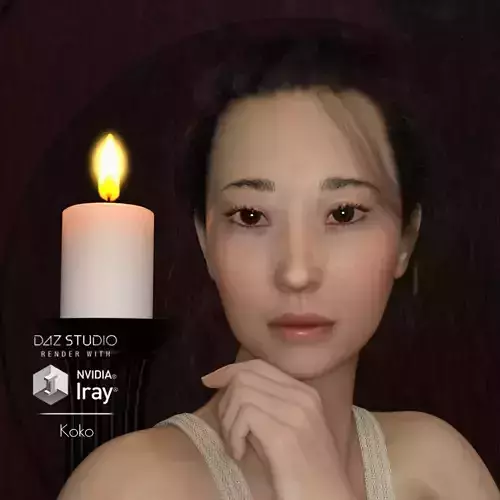 Koko - Asian Female  3D model